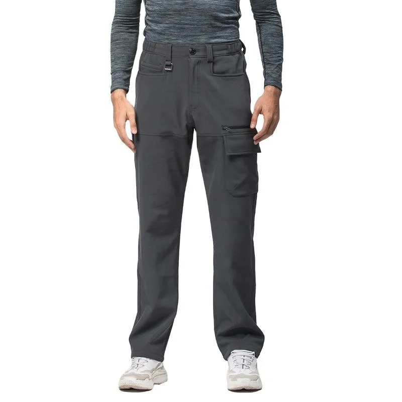 Outdoor Cargo Pants Mens Trousers with Multi Pockets Stylish with Elastic Waist and Zip Closure Cargo Shorts