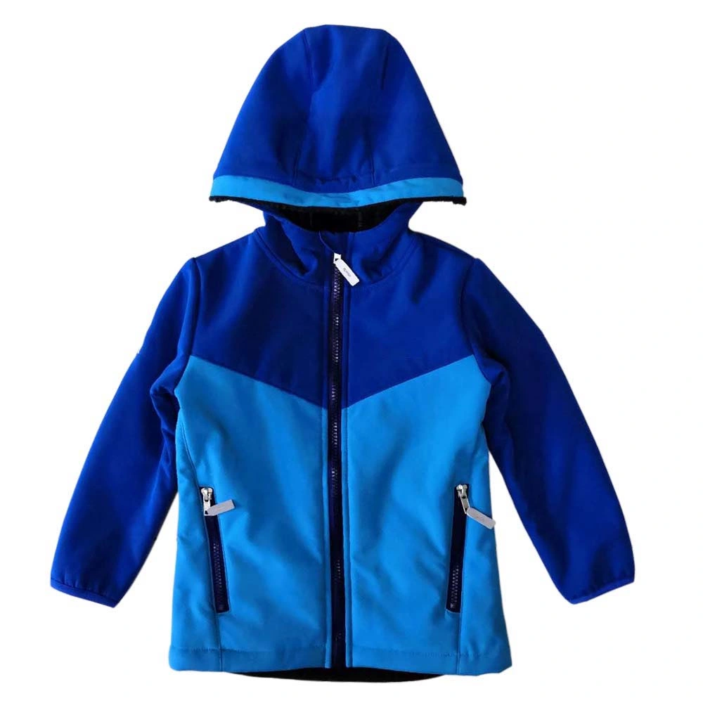 Kids Softshell Jacket Outdoor Clothing Comfortable Garment for Sport