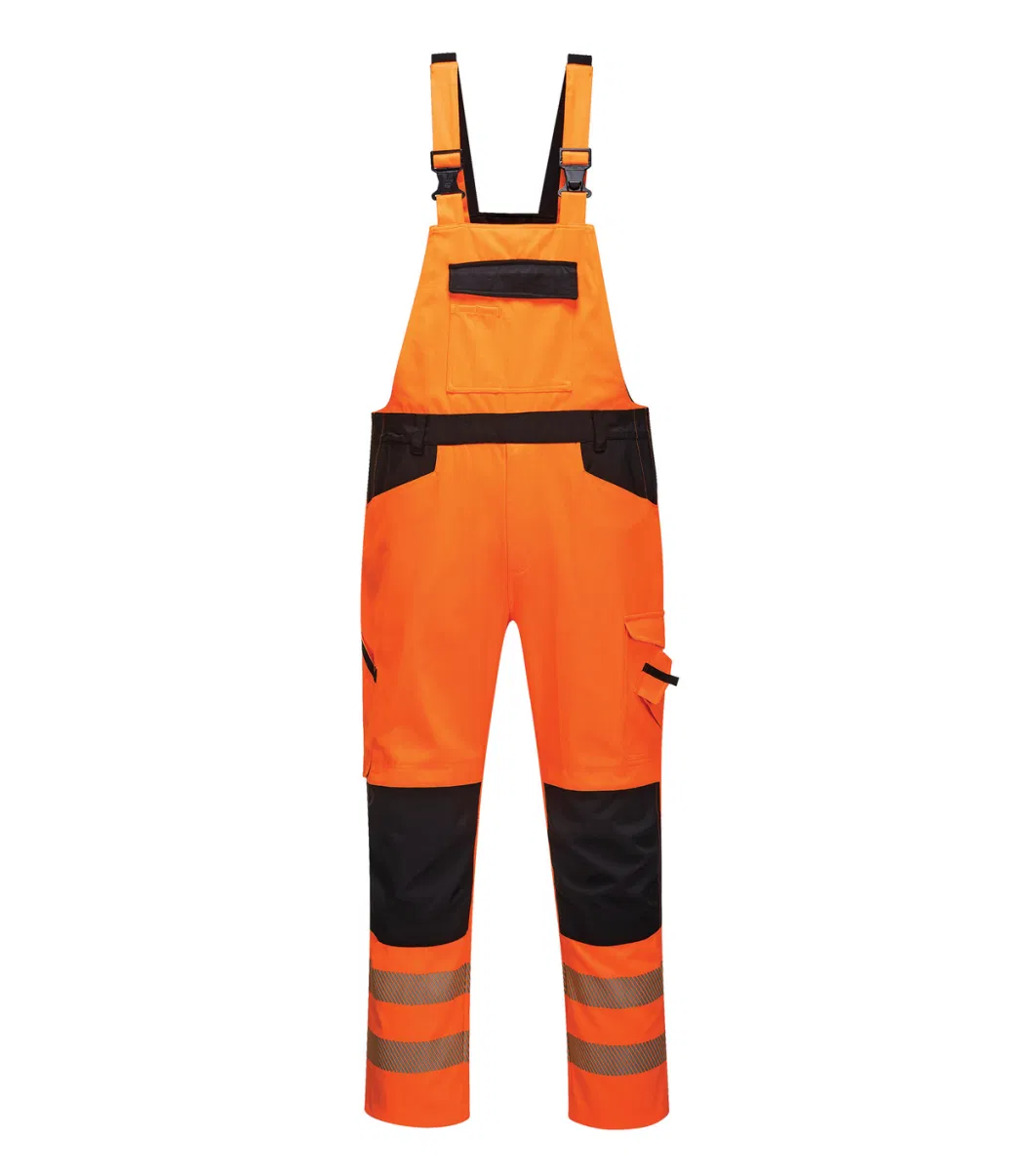 Mens Hi Vis Safety Pants Working Trousers with Reflective Tapes