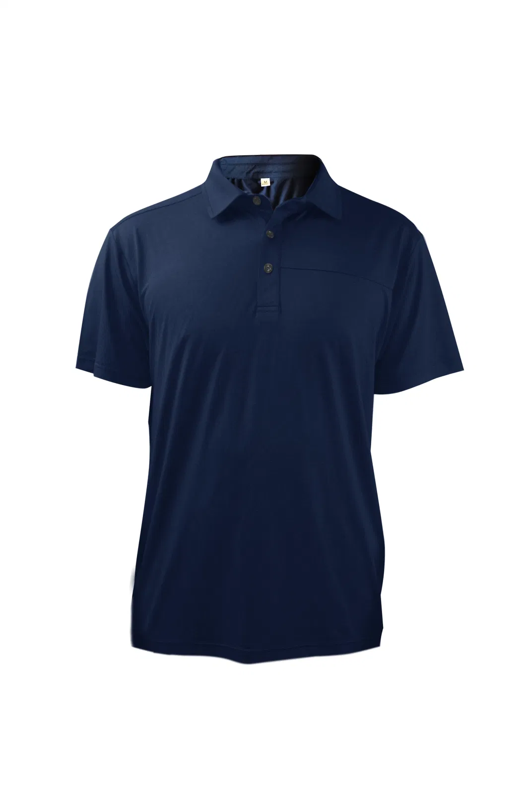 Men′s Short Sleeve Solid Color Polo Shirt Soft Slim Fabric Wholesle Garment