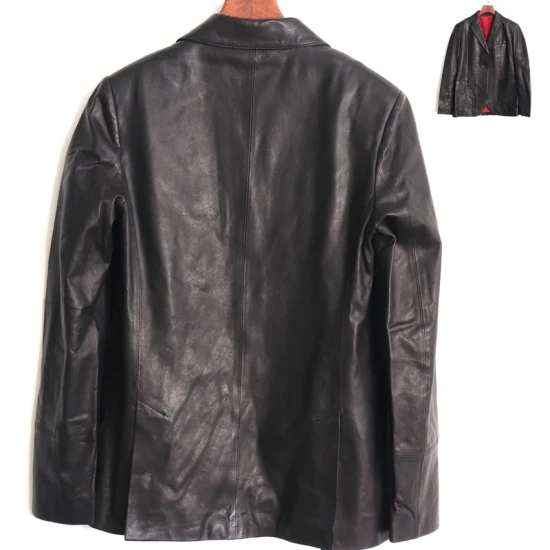 Jaqueta bomber de couro real Customerize roupas de blazer curto de camurça falsa