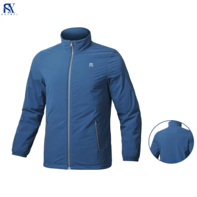 Jaqueta corta-vento masculina personalizada chuva impermeável quente inverno leve jaquetas softshell